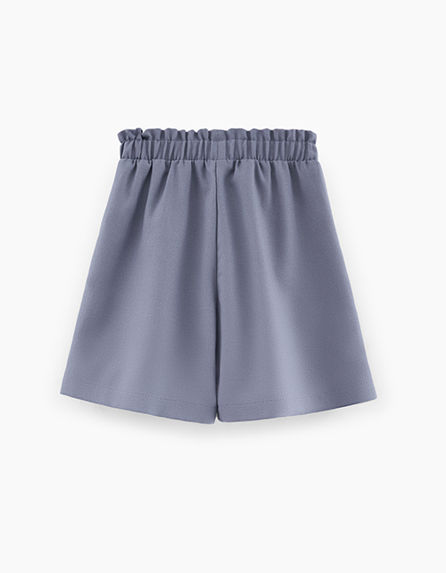 Юбка-шорты в оттенке деним