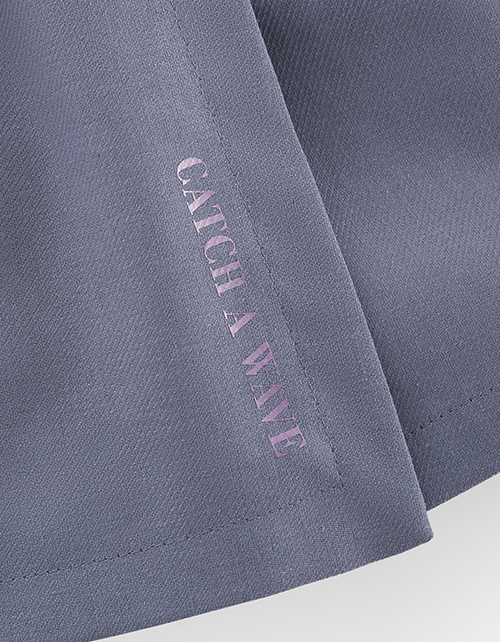 Юбка-шорты в оттенке деним