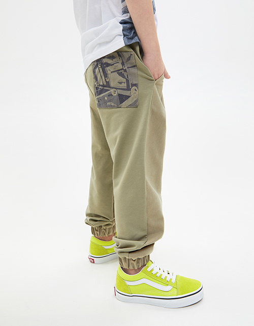 Комбинированные брюки для мальчика Комбинированные брюки для мальчика