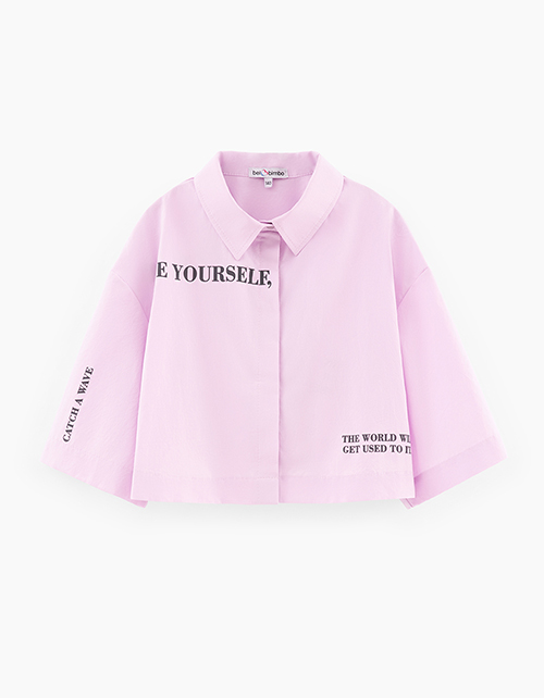 Кроп-рубашка для девочки Кроп-рубашка для девочки