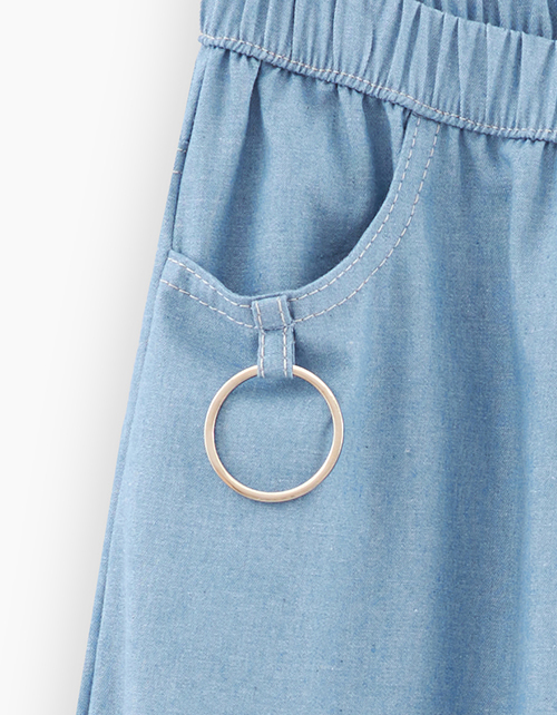 Джинсовые брюки для девочки