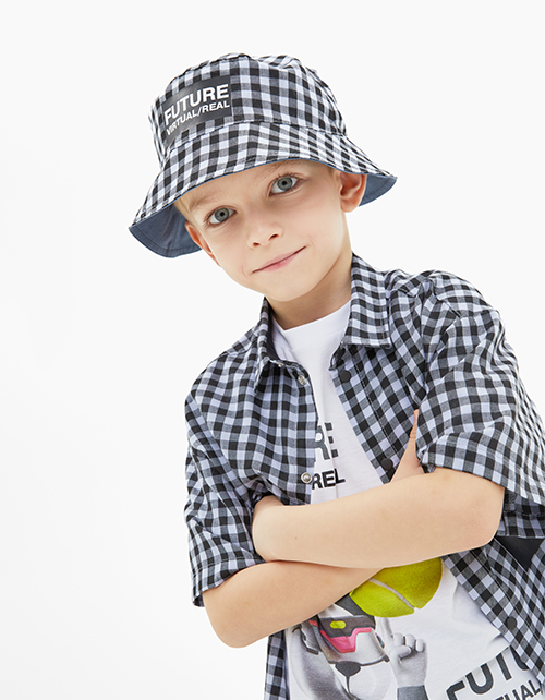 Двусторонняя панама для мальчика