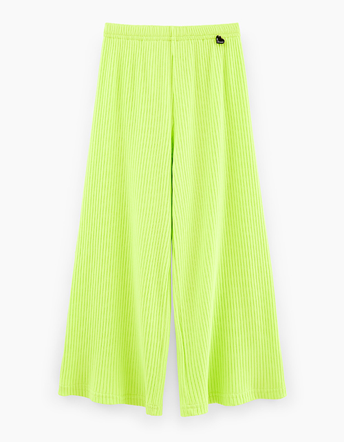 Брюки сочного оттенка киберлайм для девочки