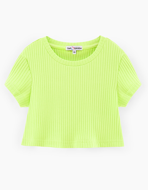 Топ сочного оттенка киберлайм для девочки Топ сочного оттенка киберлайм для девочки