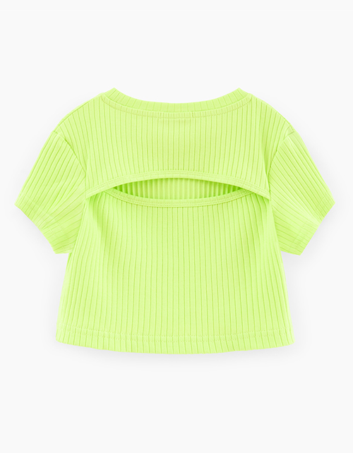 Топ сочного оттенка киберлайм для девочки Топ сочного оттенка киберлайм для девочки