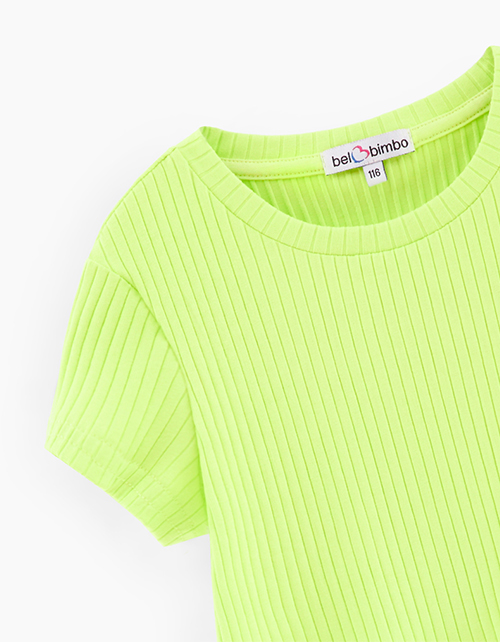 Топ сочного оттенка киберлайм для девочки Топ сочного оттенка киберлайм для девочки