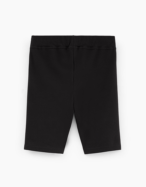 Чёрные шорты-велосипедки для девочки