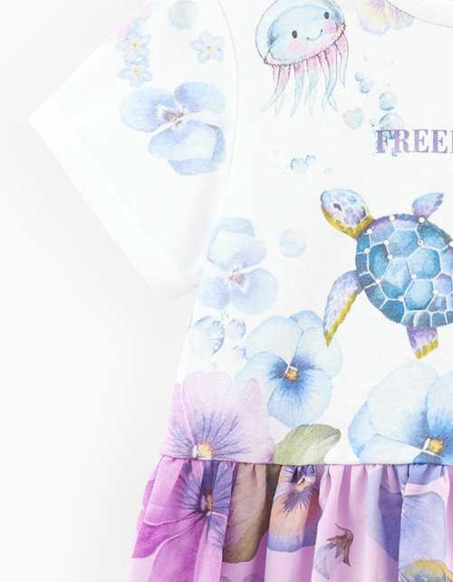 Платье оттенка цифровая лаванда для девочки