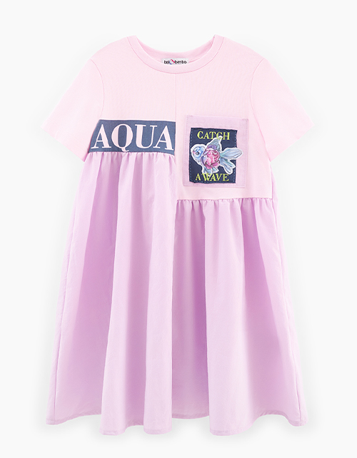 Асимметричное платье для девочки