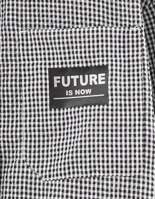 Кроп-рубашка в клетку для девочки Кроп-рубашка в клетку для девочки