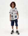 Дизайнерская белая футболка для мальчика