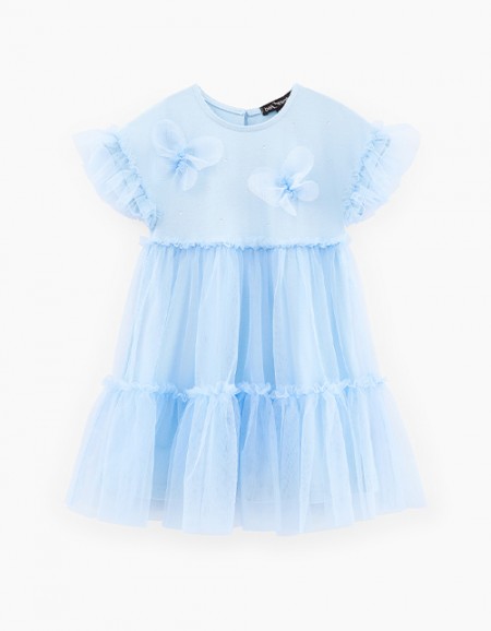 Голубое платье для девочки Голубое платье для девочки