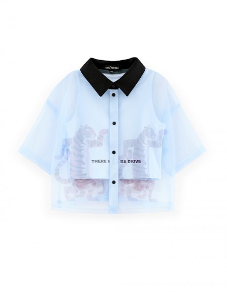 Стильная рубашка для девочки