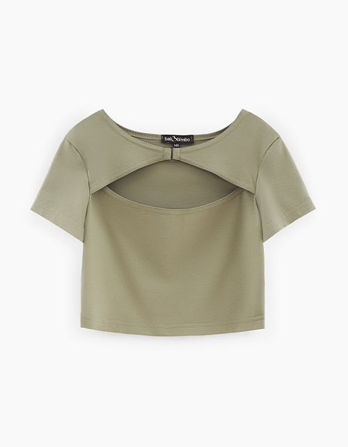 Стильный кроп-топ для девочки