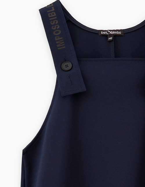 Тёмно-синий сарафан для девочки Тёмно-синий сарафан для девочки