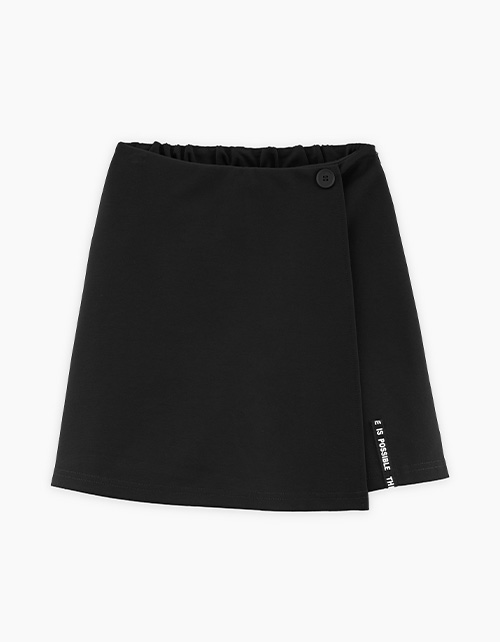 Чёрная юбка-шорты для девочки Чёрная юбка-шорты для девочки