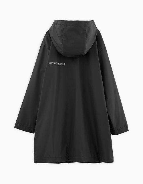 Плащ чёрного цвета для девочки