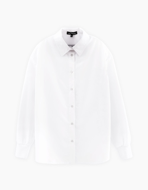 Дизайнерская школьная белая блузка для девочки Дизайнерская школьная белая блузка для девочки