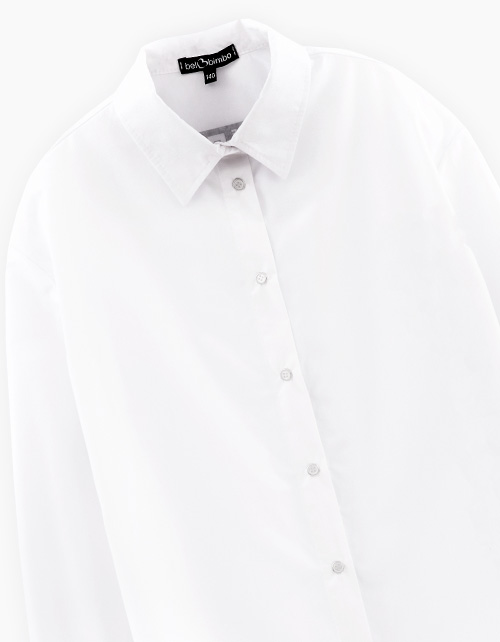 Дизайнерская школьная белая блузка для девочки Дизайнерская школьная белая блузка для девочки