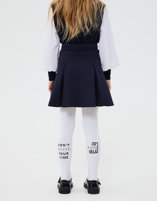 Белые колготки для девочки