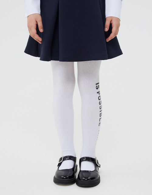 Белые колготки для девочки