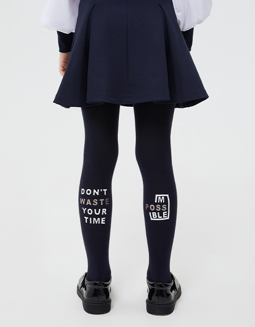 Тёмно-синие колготки для девочки Тёмно-синие колготки для девочки