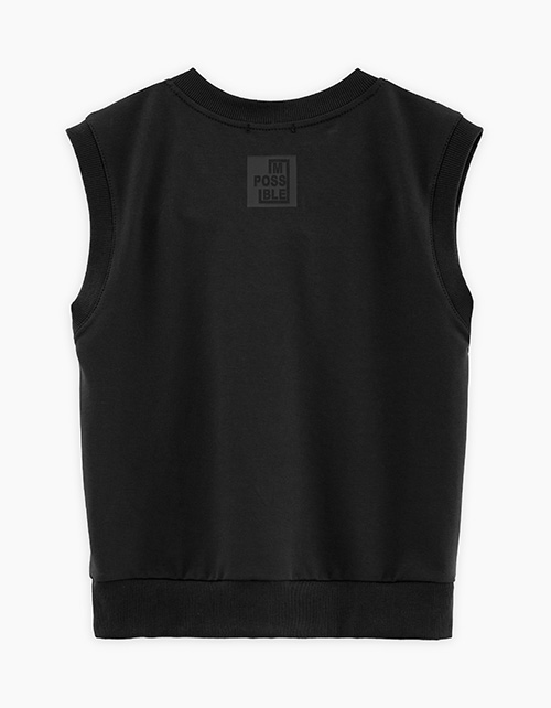 Чёрный школьный жилет для мальчика Чёрный школьный жилет для мальчика