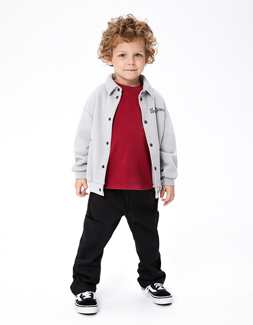 Чёрные брюки комби для мальчика Чёрные брюки комби для мальчика