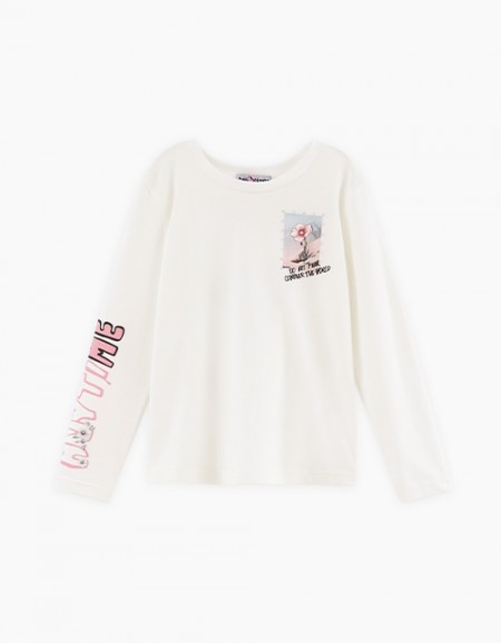 Универсальный лонгслив для девочки Универсальный лонгслив для девочки