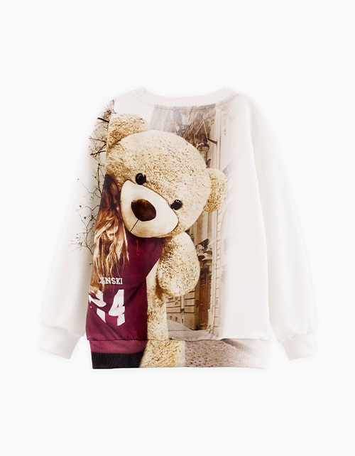 Дизайнерский свитшот для девочки