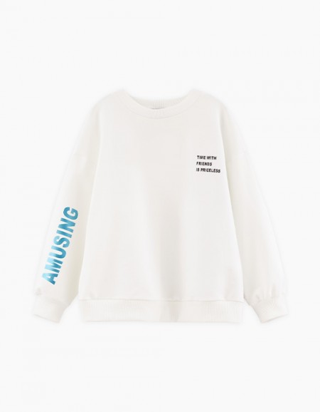 Дизайнерский свитшот для девочки