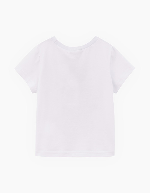 Белая футболка для девочки