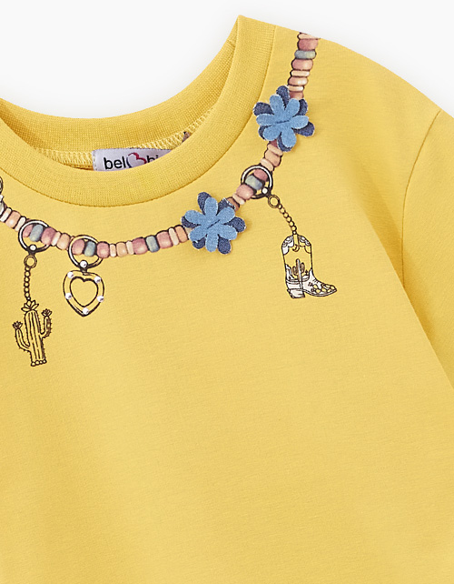 Яркая футболка для девочки