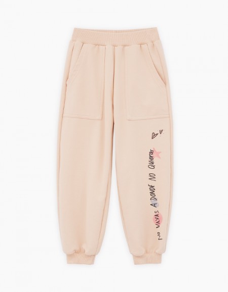 Брюки-джоггеры для девочки