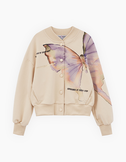 Жакет-бомбер для девочки