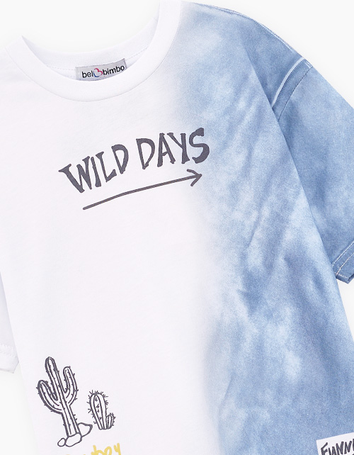 Белая футболка для мальчика