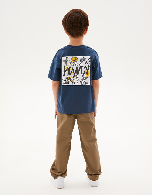 Футболка оттенка деним для мальчика