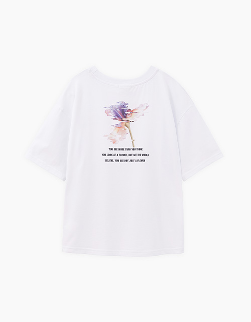 Белая футболка для девочки