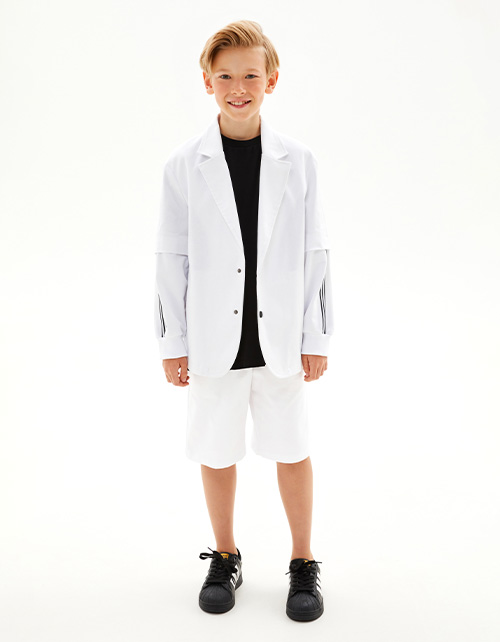 Белый пиджак для мальчика Белый пиджак для мальчика