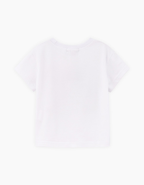 Белая футболка для девочки