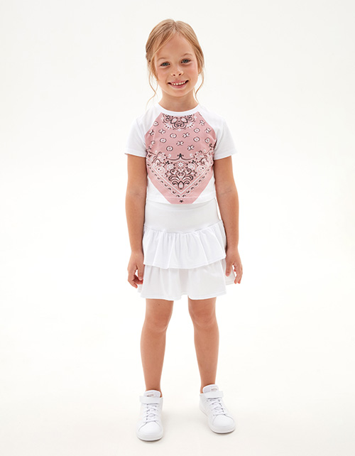 Белая юбка для девочки