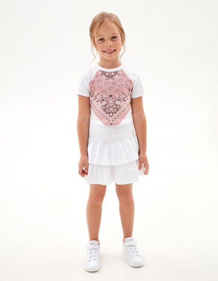 Белая юбка для девочки