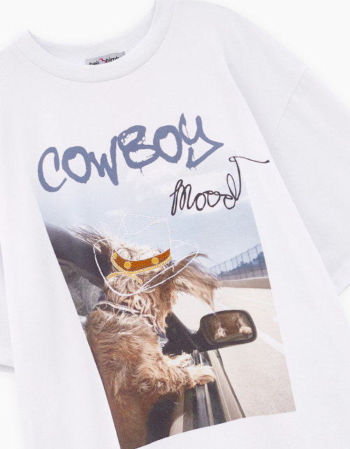 Белая футболка для девочки