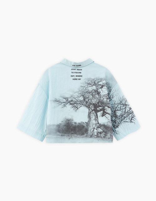 Кроп-рубашка для девочки Кроп-рубашка для девочки