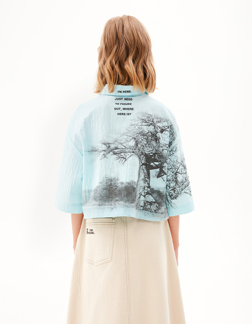 Кроп-рубашка для девочки Кроп-рубашка для девочки