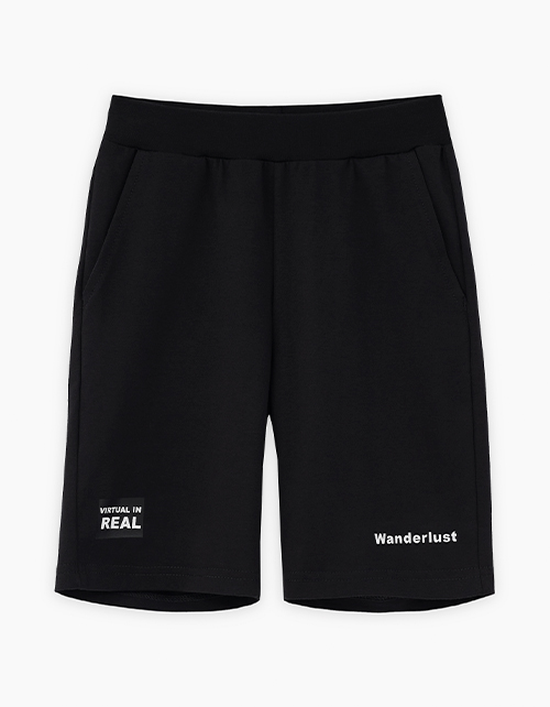 Чёрные шорты для мальчика