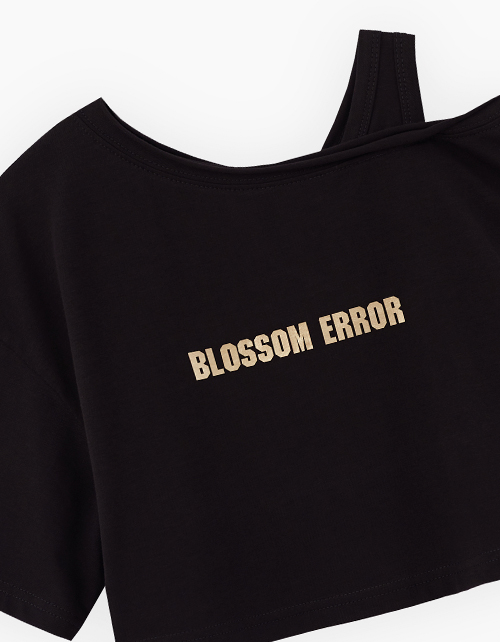 Чёрный топ для девочки