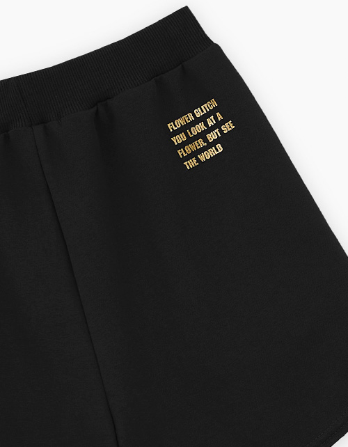 Чёрные шорты для девочки