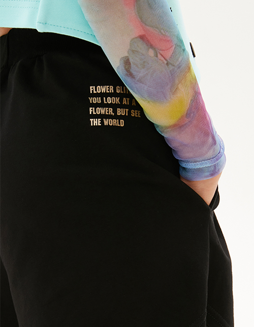 Чёрные шорты для девочки