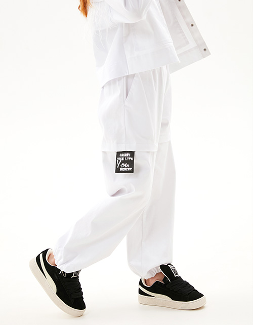 Брюки-парашюты для девочки